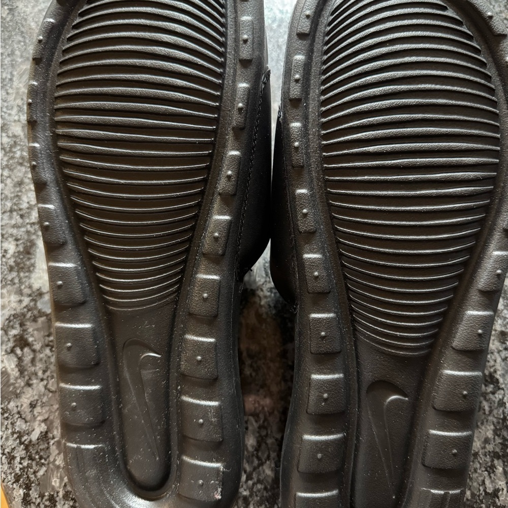 Nike Black and White Slide Sandals - Picture 2 of 3
